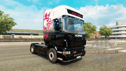 La peau du Roi de La Route sur le tracteur Scania pour Euro Truck Simulator 2