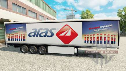 Haut Aras auf gekühlten Auflieger für Euro Truck Simulator 2