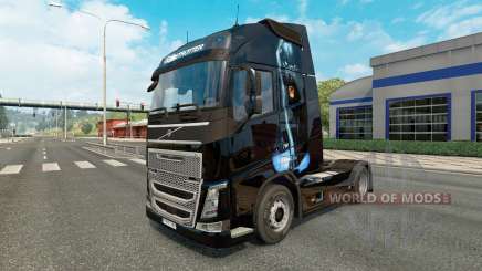 Panther-skin für den Volvo truck für Euro Truck Simulator 2