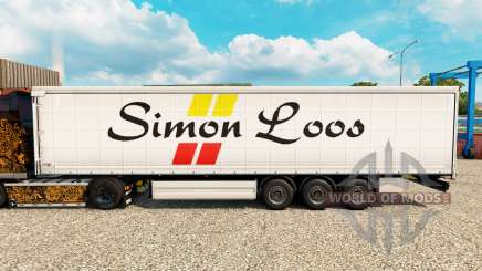 Simon Loos Haut Vorhang semi-trailer für Euro Truck Simulator 2