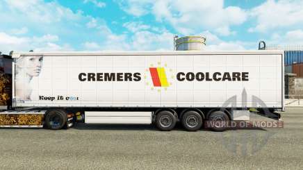 Haut Cremers Coolcare auf einen Vorhang semi-trailer für Euro Truck Simulator 2