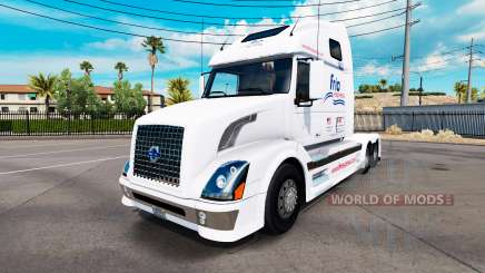 Frio Express de la peau pour les camions Volvo VNL 670 pour American Truck Simulator