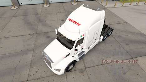 Estafeta-skin für den truck Peterbilt 579 für American Truck Simulator
