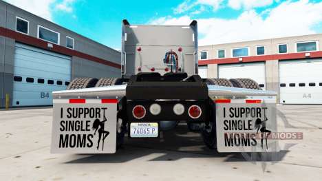 Kotflügel I Support Single Moms v2.1 für American Truck Simulator