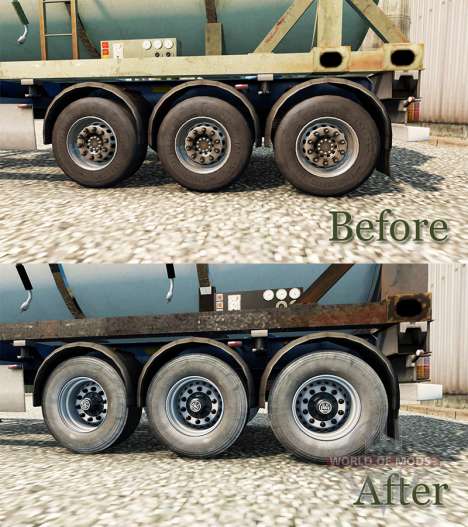 Roues pour les semi-remorques pour Euro Truck Simulator 2