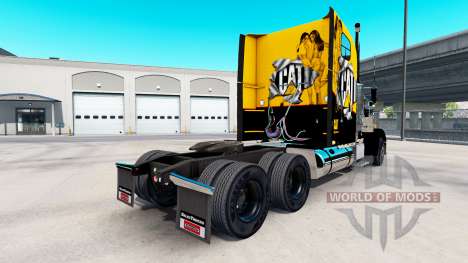 Скин Caterpillar на Freightliner Classic XL für American Truck Simulator