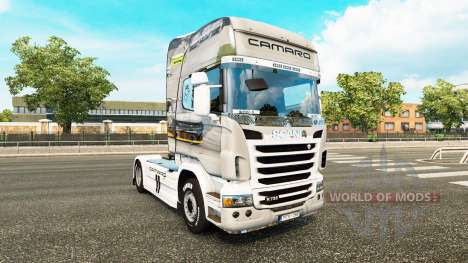 NASCAR skin für Scania-LKW für Euro Truck Simulator 2