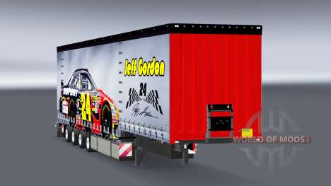 Vorhang Auflieger Krone NASCAR für Euro Truck Simulator 2