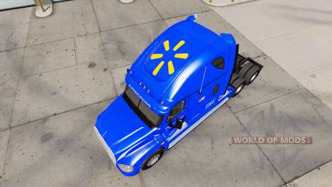 La peau Walmart sur tracteur Freightliner Cascad pour American Truck Simulator