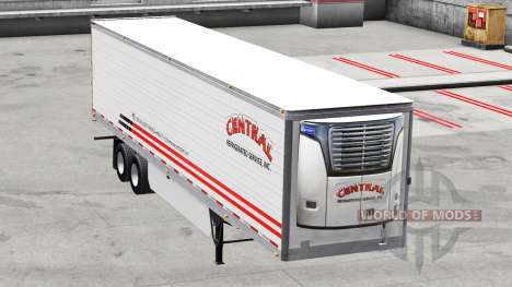 La peau Centrale v1.5 sur frigorifique semi-remo pour American Truck Simulator