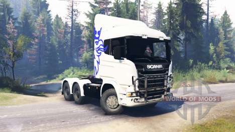 Scania R730 6x6 pour Spin Tires