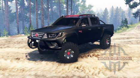Toyota Hilux Double Cab 2016 pour Spin Tires