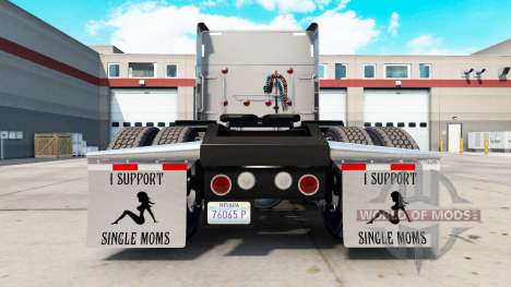 Kotflügel I Support Single Moms v2.1 für American Truck Simulator