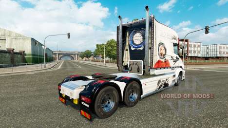 Gagarin Haut für LKW Scania T für Euro Truck Simulator 2