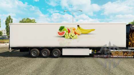 La peau du Fruit sur frigorifique semi-remorque pour Euro Truck Simulator 2