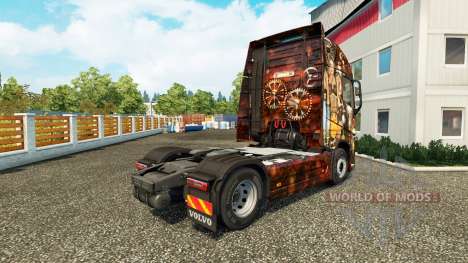 Sexy Steampunk-skin für den Volvo truck für Euro Truck Simulator 2