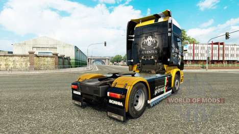 La Juventus peau pour Scania camion pour Euro Truck Simulator 2
