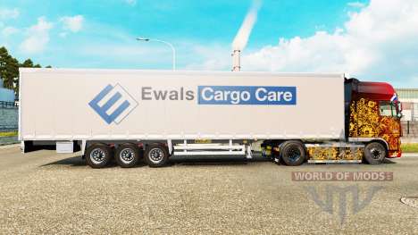 Rideau semi-remorque Wileton Pologne pour Euro Truck Simulator 2