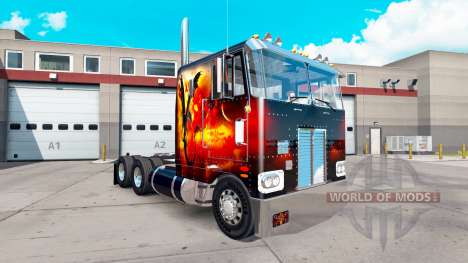 Dragon de Feu la peau pour le camion Peterbilt 3 pour American Truck Simulator