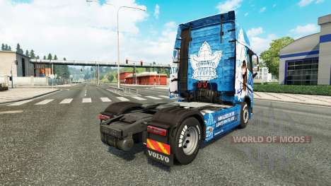 Les Maple Leafs de Toronto de la peau pour Volvo pour Euro Truck Simulator 2