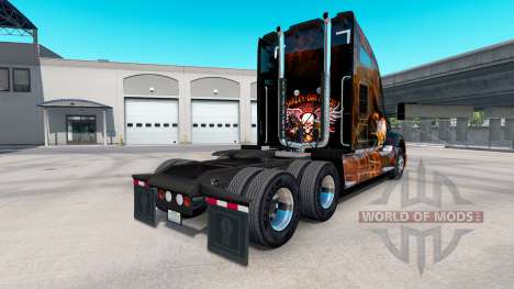 Haut-Harley-Davidson truck Kenworth T680 für American Truck Simulator