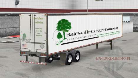 La remorque de Batesville Casket v1.1 pour American Truck Simulator