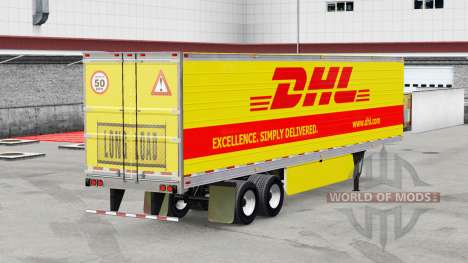 Haut DHL für reefer-Auflieger für American Truck Simulator