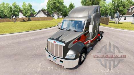 Pare-chocs en Chrome pour un Peterbilt 579 tract pour American Truck Simulator