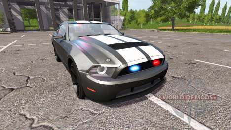 Ford Mustang GT Road Rage Police für Farming Simulator 2017