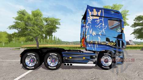 Scania R700 Evo gold pour Farming Simulator 2017