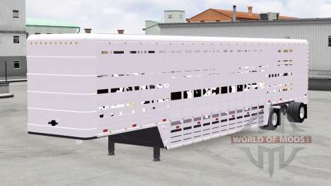 Semi-remorque-bovins transporteur pour American Truck Simulator