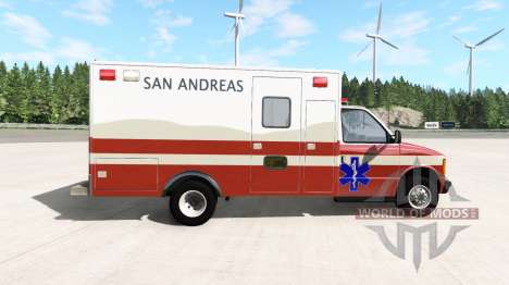 Gavril H-Series San Andreas Ambulance v0.1 für BeamNG Drive