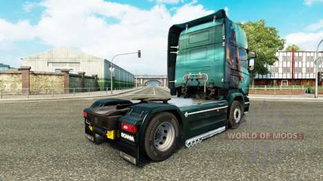 Haut-Fantasy-Schiff auf der Zugmaschine Scania für Euro Truck Simulator 2