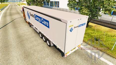 Vorhang semi-trailer Wileton Polen für Euro Truck Simulator 2