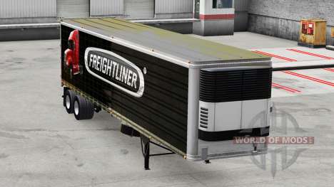 La peau Freightliner frigorifique semi-remorque pour American Truck Simulator