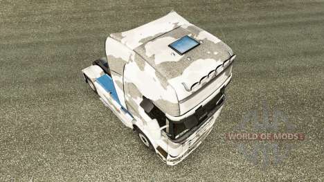 La peau de l'Armée sur le tracteur Scania pour Euro Truck Simulator 2