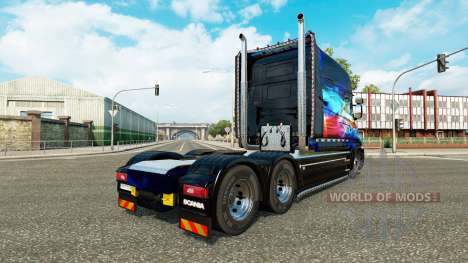 Neon-Haut für LKW Scania T für Euro Truck Simulator 2