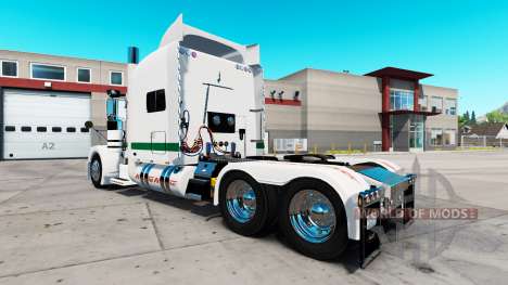 Haut knusprig-cremigen für die truck-Peterbilt 3 für American Truck Simulator