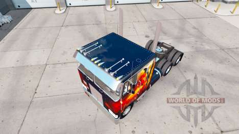 Dragon de Feu la peau pour le camion Peterbilt 3 pour American Truck Simulator