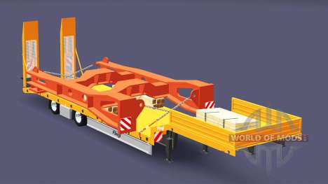 Fliegl low sweep mit der Ware für Euro Truck Simulator 2
