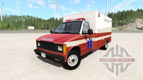 Gavril H-Series San Andreas Ambulance v0.1 für BeamNG Drive