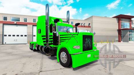 Haut-Grün-Neid-Express für die truck-Peterbilt 3 für American Truck Simulator