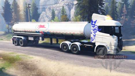 Scania R730 6x6 pour Spin Tires
