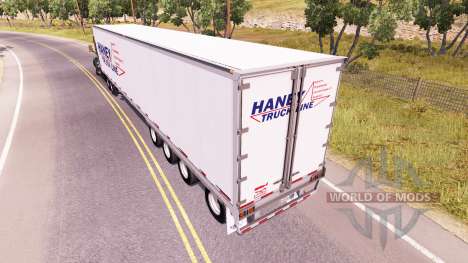 Vier-Achs-semi-Tieflader für American Truck Simulator