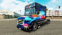 Neon-Haut für LKW Scania T für Euro Truck Simulator 2