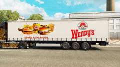 Wendys Haut auf dem Anhänger Vorhang für Euro Truck Simulator 2