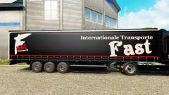 Rapidement la peau Internationale de Transport sur semi-remorque pour Euro Truck Simulator 2