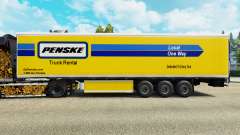 Penske de la peau pour la semi-remorque frigorifique pour Euro Truck Simulator 2