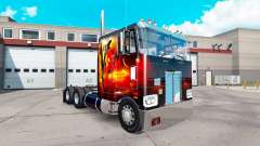 Drache-Feuer skin für den truck-Peterbilt 352 für American Truck Simulator
