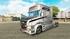 Le Vabis V8 peau Métallique pour camion Scania T pour Euro Truck Simulator 2